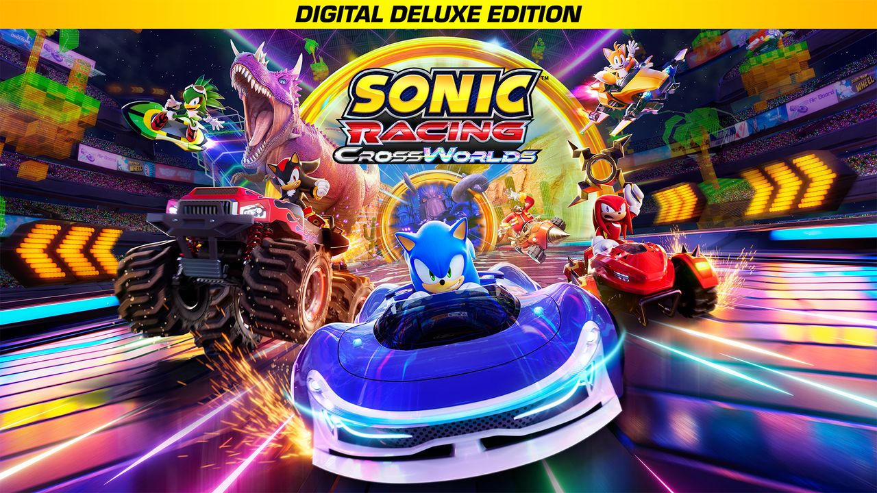 Sonic Racing CrossWorlds Digital Deluxe Edition promotional art